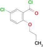 3-Chloro-6-n-propoxybenzoyl chloride