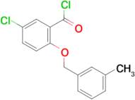 5-chloro-2-[(3-methylbenzyl)oxy]benzoyl chloride