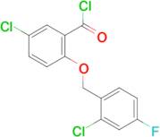 5-chloro-2-[(2-chloro-4-fluorobenzyl)oxy]benzoyl chloride