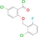 5-chloro-2-[(2-chloro-6-fluorobenzyl)oxy]benzoyl chloride