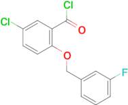 5-chloro-2-[(3-fluorobenzyl)oxy]benzoyl chloride