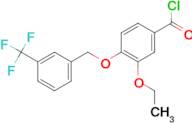 3-ethoxy-4-{[3-(trifluoromethyl)benzyl]oxy}benzoyl chloride