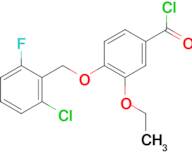 4-[(2-chloro-6-fluorobenzyl)oxy]-3-ethoxybenzoyl chloride