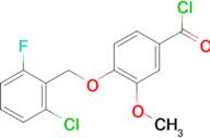 4-[(2-chloro-6-fluorobenzyl)oxy]-3-methoxybenzoyl chloride