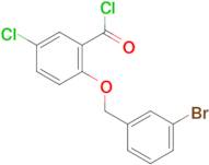 2-[(3-bromobenzyl)oxy]-5-chlorobenzoyl chloride