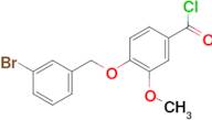 4-[(3-bromobenzyl)oxy]-3-methoxybenzoyl chloride