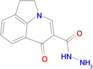 6-oxo-1,2-dihydro-6H-pyrrolo[3,2,1-ij]quinoline-5-carbohydrazide