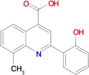 2-(2-hydroxyphenyl)-8-methylquinoline-4-carboxylic acid