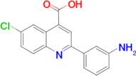 2-(3-aminophenyl)-6-chloroquinoline-4-carboxylic acid