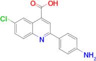 2-(4-aminophenyl)-6-chloroquinoline-4-carboxylic acid