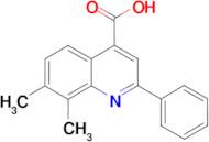 7,8-dimethyl-2-phenylquinoline-4-carboxylic acid