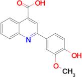 2-(4-hydroxy-3-methoxyphenyl)quinoline-4-carboxylic acid