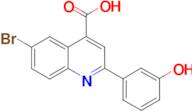 6-bromo-2-(3-hydroxyphenyl)quinoline-4-carboxylic acid