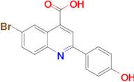 6-bromo-2-(4-hydroxyphenyl)quinoline-4-carboxylic acid