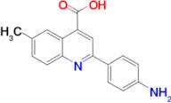 2-(4-aminophenyl)-6-methylquinoline-4-carboxylic acid