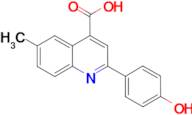 2-(4-hydroxyphenyl)-6-methylquinoline-4-carboxylic acid