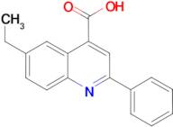 6-ethyl-2-phenylquinoline-4-carboxylic acid