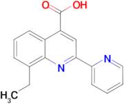 8-ethyl-2-pyridin-2-ylquinoline-4-carboxylic acid