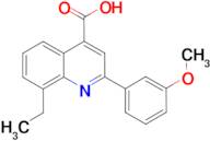 8-ethyl-2-(3-methoxyphenyl)quinoline-4-carboxylic acid