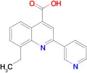 8-ethyl-2-pyridin-3-ylquinoline-4-carboxylic acid