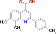 7,8-dimethyl-2-(4-methylphenyl)quinoline-4-carboxylic acid