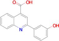 2-(3-hydroxyphenyl)quinoline-4-carboxylic acid