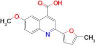 6-methoxy-2-(5-methyl-2-furyl)quinoline-4-carboxylic acid