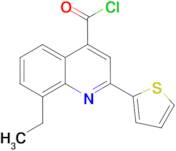 8-ethyl-2-(2-thienyl)quinoline-4-carbonyl chloride