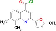 7,8-dimethyl-2-(5-methyl-2-furyl)quinoline-4-carbonyl chloride