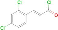 (2E)-3-(2,4-dichlorophenyl)acryloyl chloride