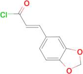 (2E)-3-(1,3-benzodioxol-5-yl)acryloyl chloride