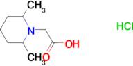 (2,6-dimethylpiperidin-1-yl)acetic acid hydrochloride