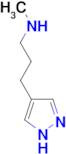 N-methyl-3-(1H-pyrazol-4-yl)propan-1-amine