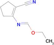 ethyl (2-cyanocyclopent-1-en-1-yl)imidoformate