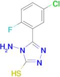 4-amino-5-(5-chloro-2-fluorophenyl)-4H-1,2,4-triazole-3-thiol