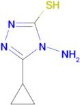 4-amino-5-cyclopropyl-4H-1,2,4-triazole-3-thiol