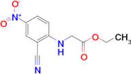 ethyl N-(2-cyano-4-nitrophenyl)glycinate