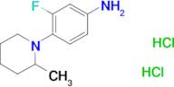 [3-fluoro-4-(2-methylpiperidin-1-yl)phenyl]amine dihydrochloride