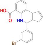 4-(3-bromophenyl)-3a,4,5,9b-tetrahydro-3H-cyclopenta[c]quinoline-6-carboxylic acid