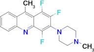 1,2,4-trifluoro-9-methyl-3-(4-methylpiperazin-1-yl)acridine