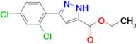 ethyl 3-(2,4-dichlorophenyl)-1H-pyrazole-5-carboxylate