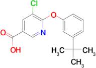 6-(3-tert-butylphenoxy)-5-chloronicotinic acid