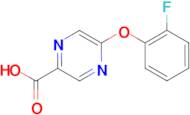 5-(2-fluorophenoxy)pyrazine-2-carboxylic acid