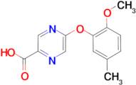 5-(2-methoxy-5-methylphenoxy)pyrazine-2-carboxylic acid