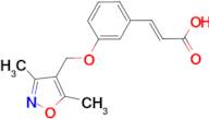 (2E)-3-{3-[(3,5-dimethylisoxazol-4-yl)methoxy]phenyl}acrylic acid