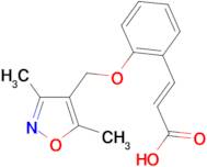(2E)-3-{2-[(3,5-dimethylisoxazol-4-yl)methoxy]phenyl}acrylic acid
