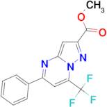 methyl 5-phenyl-7-(trifluoromethyl)pyrazolo[1,5-a]pyrimidine-2-carboxylate