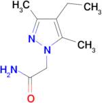 2-(4-ethyl-3,5-dimethyl-1H-pyrazol-1-yl)acetamide