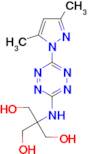 2-{[6-(3,5-dimethyl-1H-pyrazol-1-yl)-1,2,4,5-tetrazin-3-yl]amino}-2-(hydroxymethyl)propane-1,3-diol