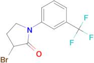 3-bromo-1-[3-(trifluoromethyl)phenyl]pyrrolidin-2-one